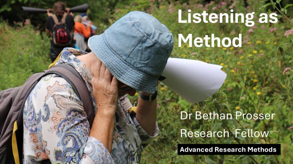 Interactive Listening Walk participants (photo by Sarah West)